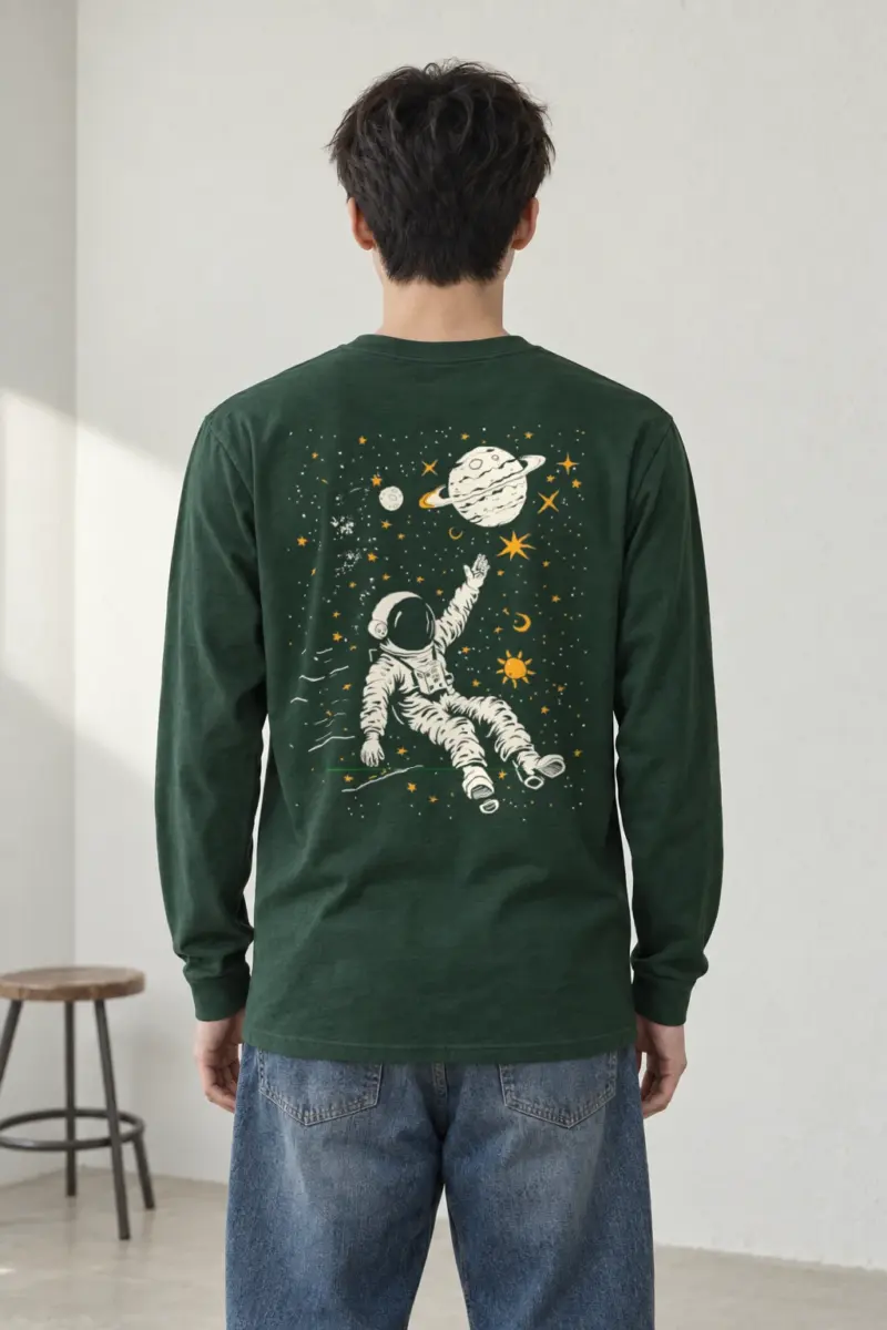"Cosmic Star Catcher" Unisex Longsleeve T-shirt | Gildan 2400