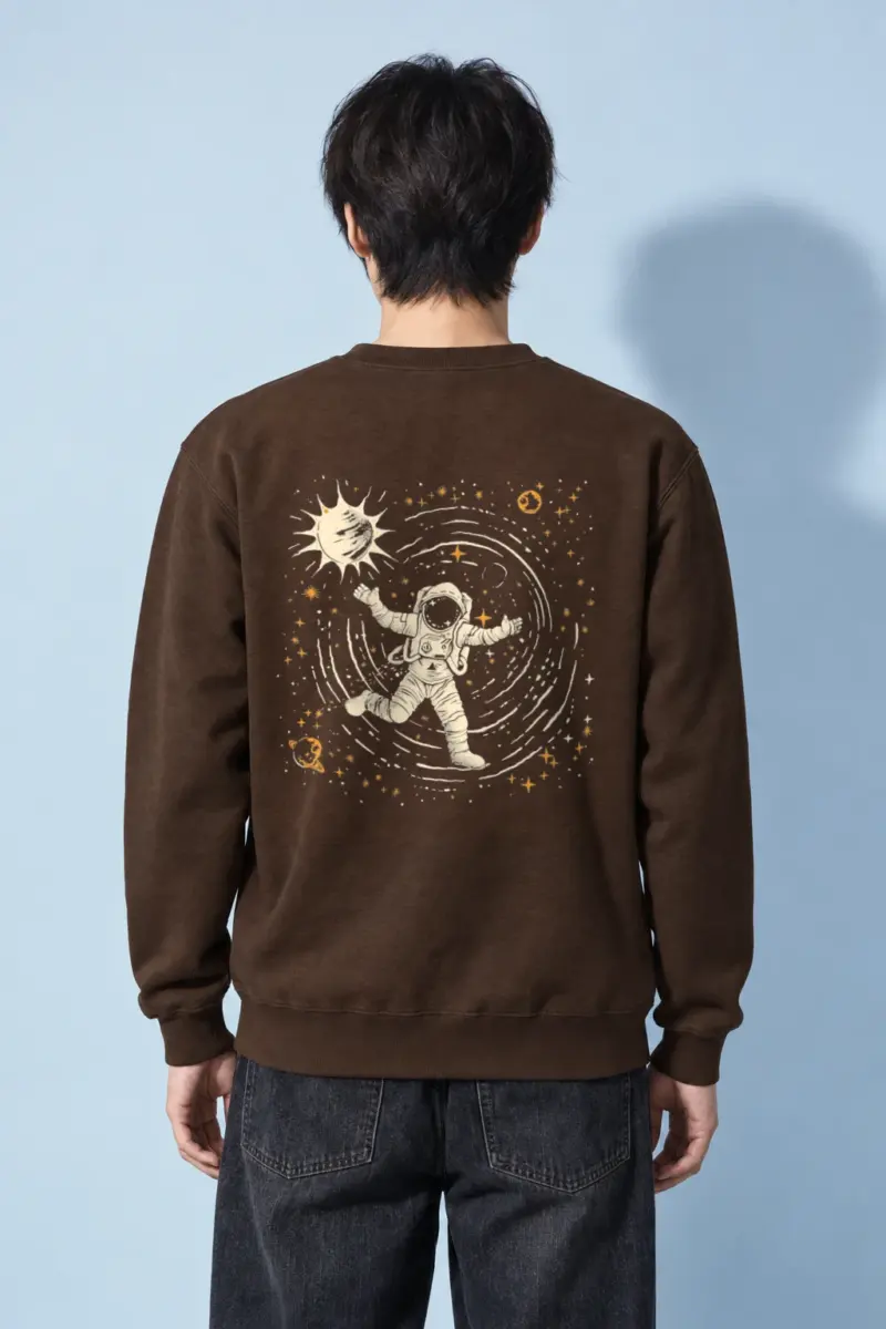 "Cosmic Star Collector" Heavy Blend Unisex Crewneck Sweatshirt