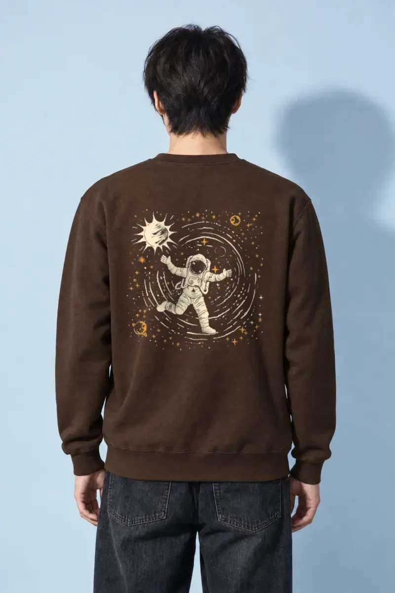 "Cosmic Star Collector" Heavy Blend Unisex Crewneck Sweatshirt | Gildan 18000