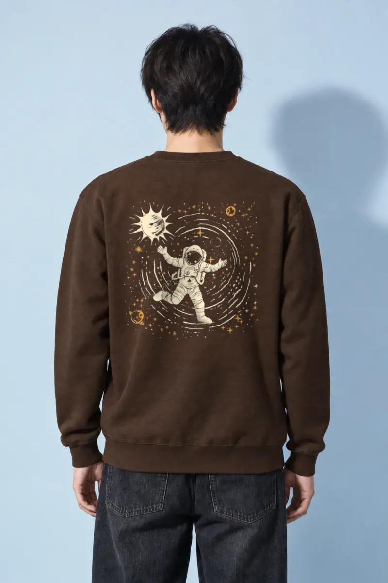 "Cosmic Star Collector" Heavy Blend Unisex Crewneck Sweatshirt