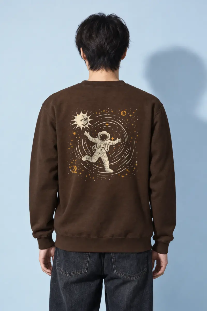 "Cosmic Star Collector" Heavy Blend Unisex Crewneck Sweatshirt