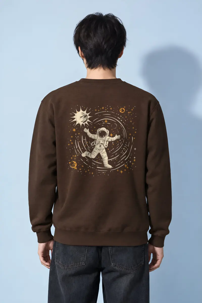 "Cosmic Star Collector" Heavy Blend Unisex Crewneck Sweatshirt