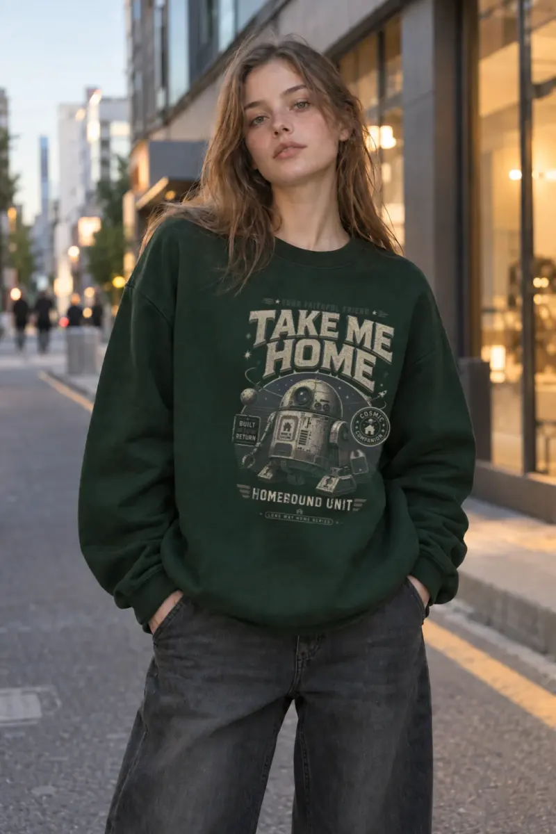 "Cosmica Companion" Heavy Blend Unisex Crewneck Sweatshirt | Gildan 18000