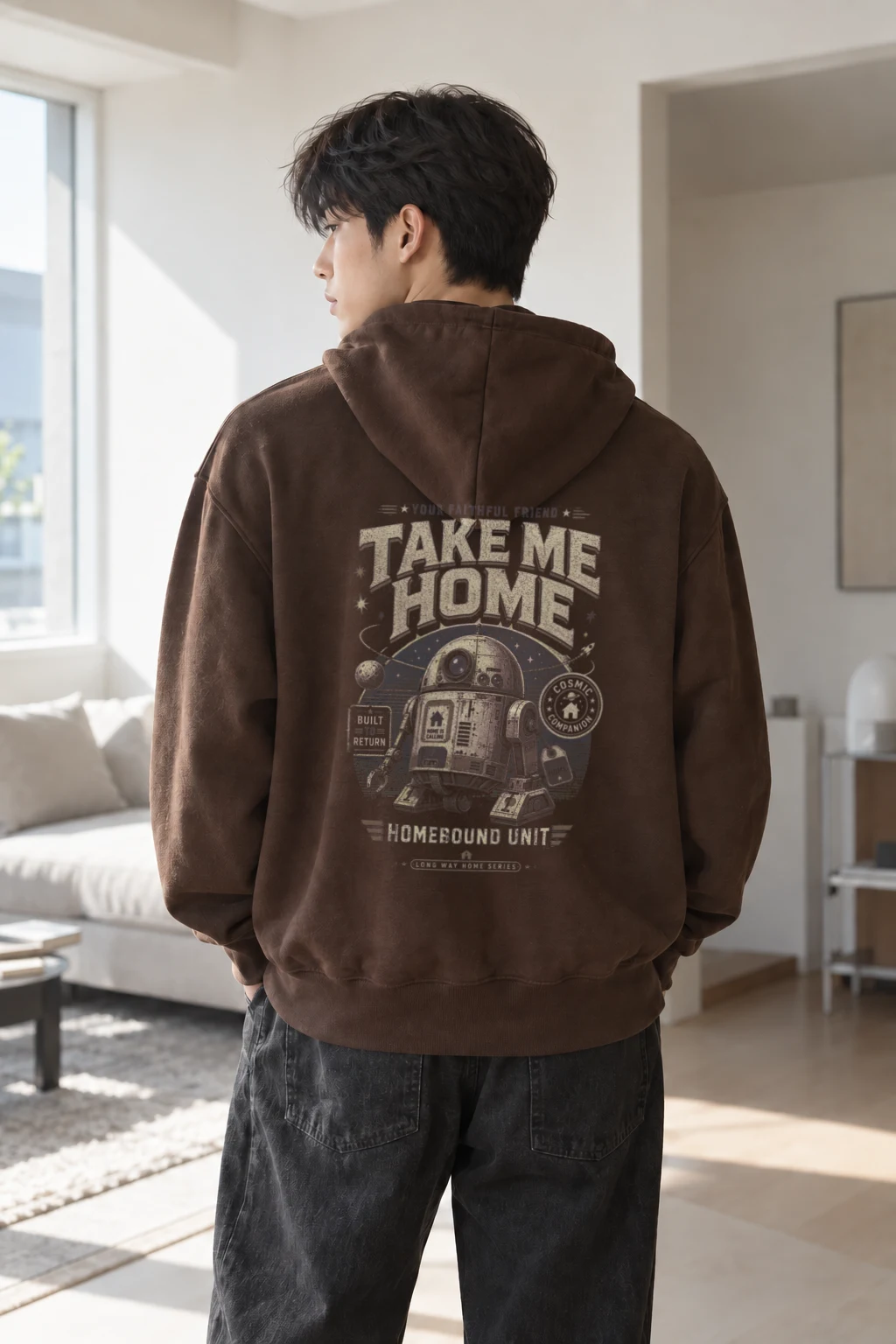 "Cosmica Companion" Heavy Blend Unisex Pullover Hoodie | Gildan 18500