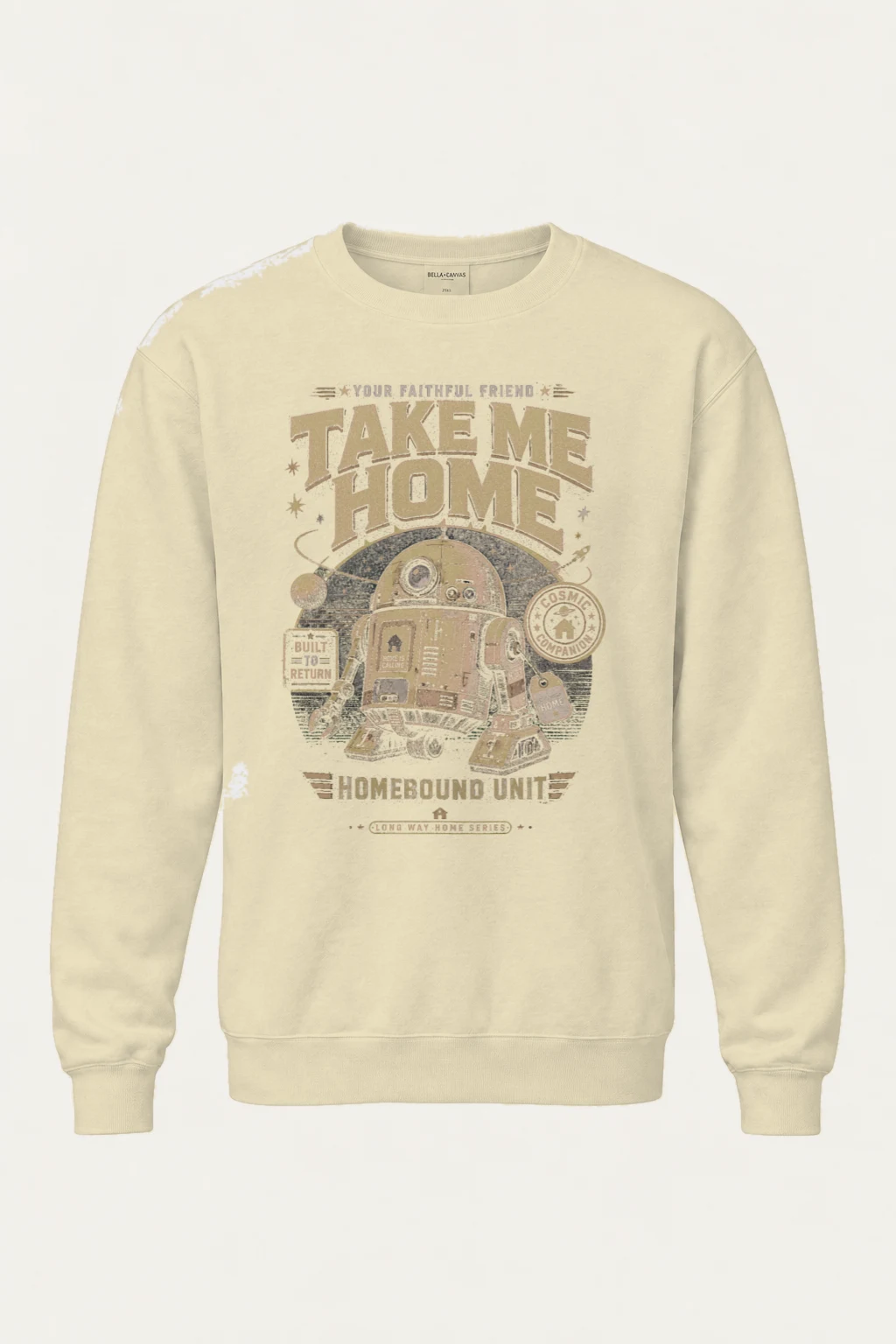 "Cosmica Companion" Unisex Sponge Fleece Crewneck Sweatshirt | Bella + Canvas 3901