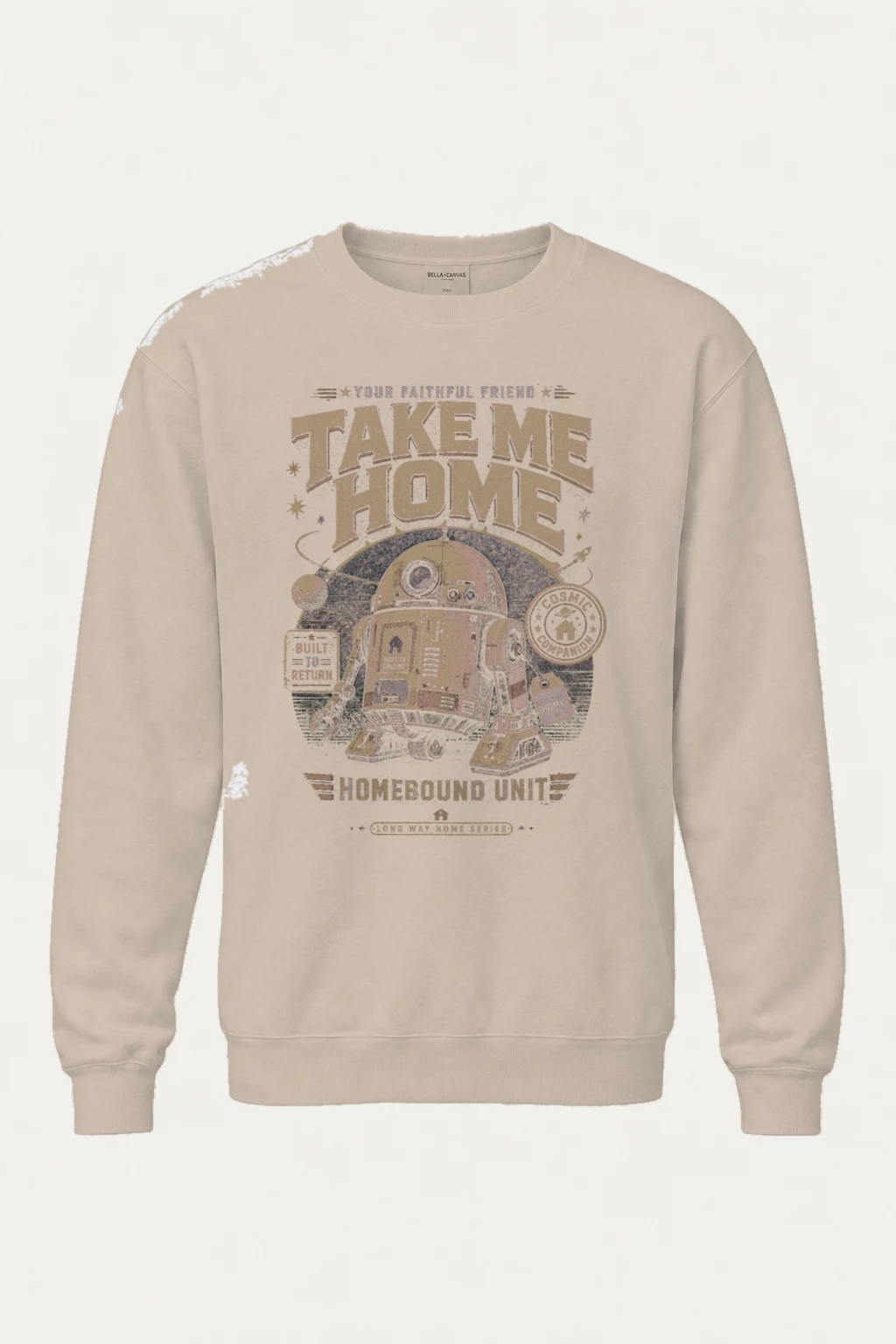 "Cosmica Companion" Unisex Sponge Fleece Crewneck Sweatshirt | Bella + Canvas 3901