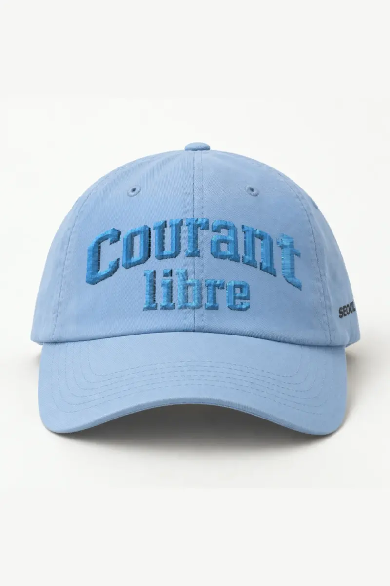 "Courant libre" Classic Dad Hat · Embroidered