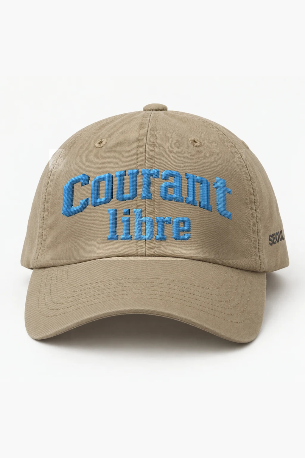 "Courant libre" Classic Dad Hat · Embroidered
