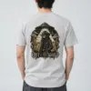 "Cowboy Cat Abduction" Heavyweight Unisex Crewneck T-shirt | Gildan 5000