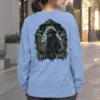 "Cowboy Cat Abduction" Unisex Longsleeve T-shirt | Gildan 2400