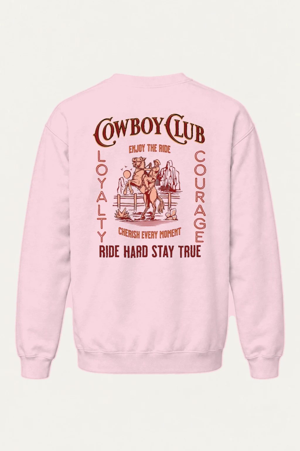 "Cowboy Club" Heavy Blend Unisex Crewneck Sweatshirt | Gildan 18000