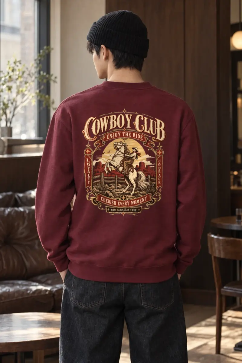 "Cowboy Code" Heavy Blend Unisex Crewneck Sweatshirt