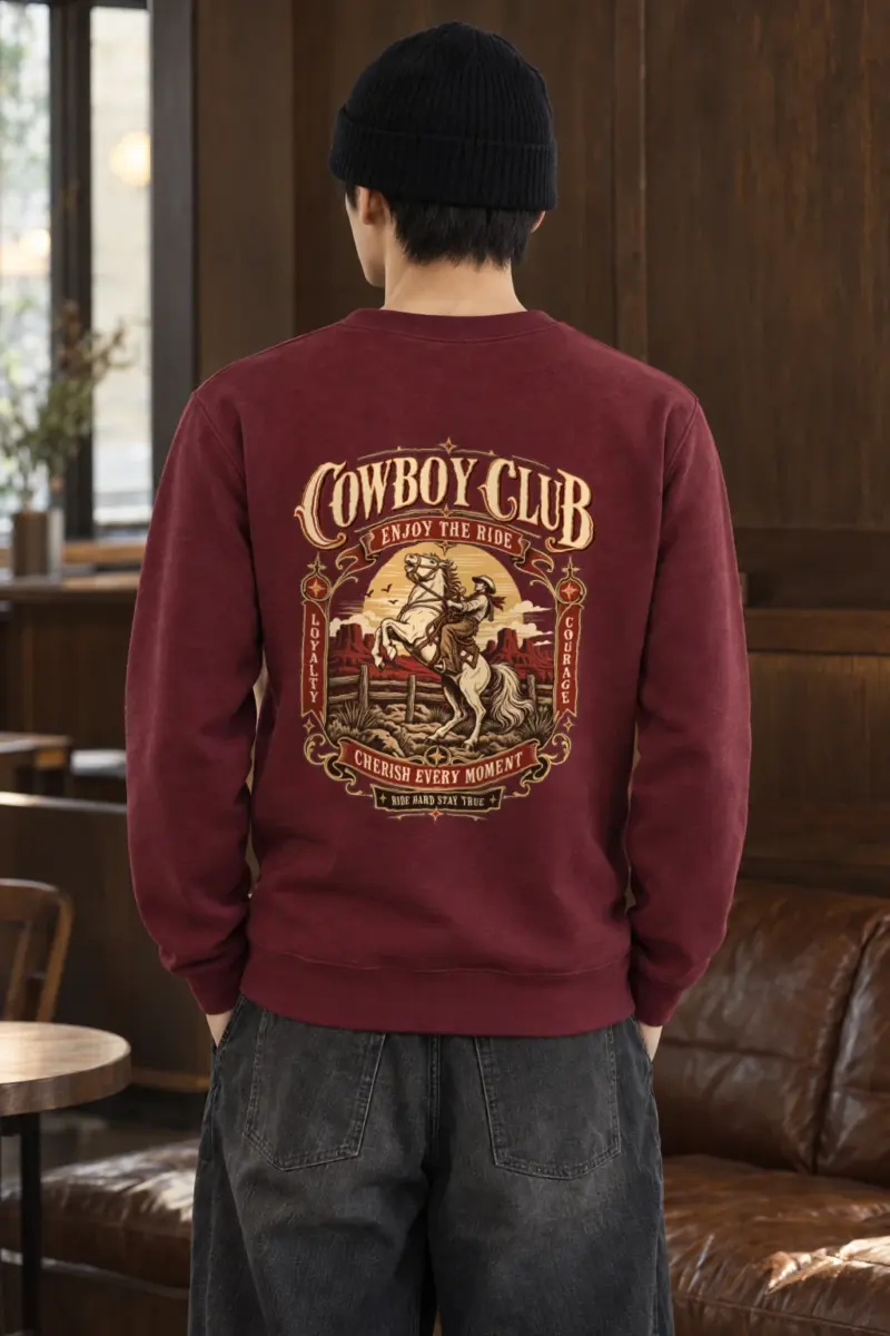 "Cowboy Code" Heavy Blend Unisex Crewneck Sweatshirt
