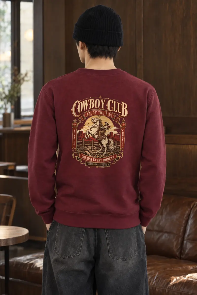 "Cowboy Code" Heavy Blend Unisex Crewneck Sweatshirt
