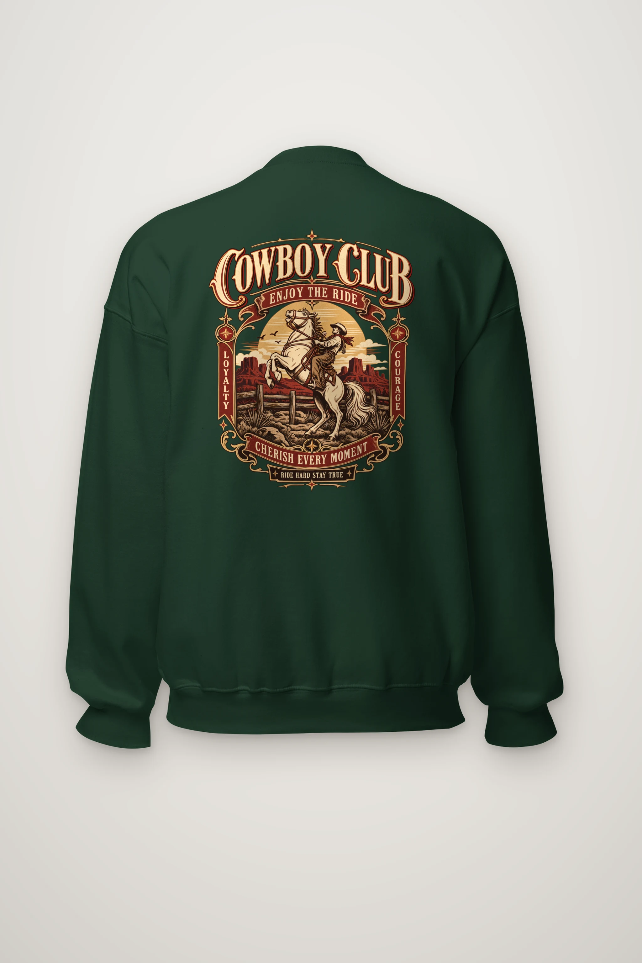 "Cowboy Code" Heavy Blend Unisex Crewneck Sweatshirt