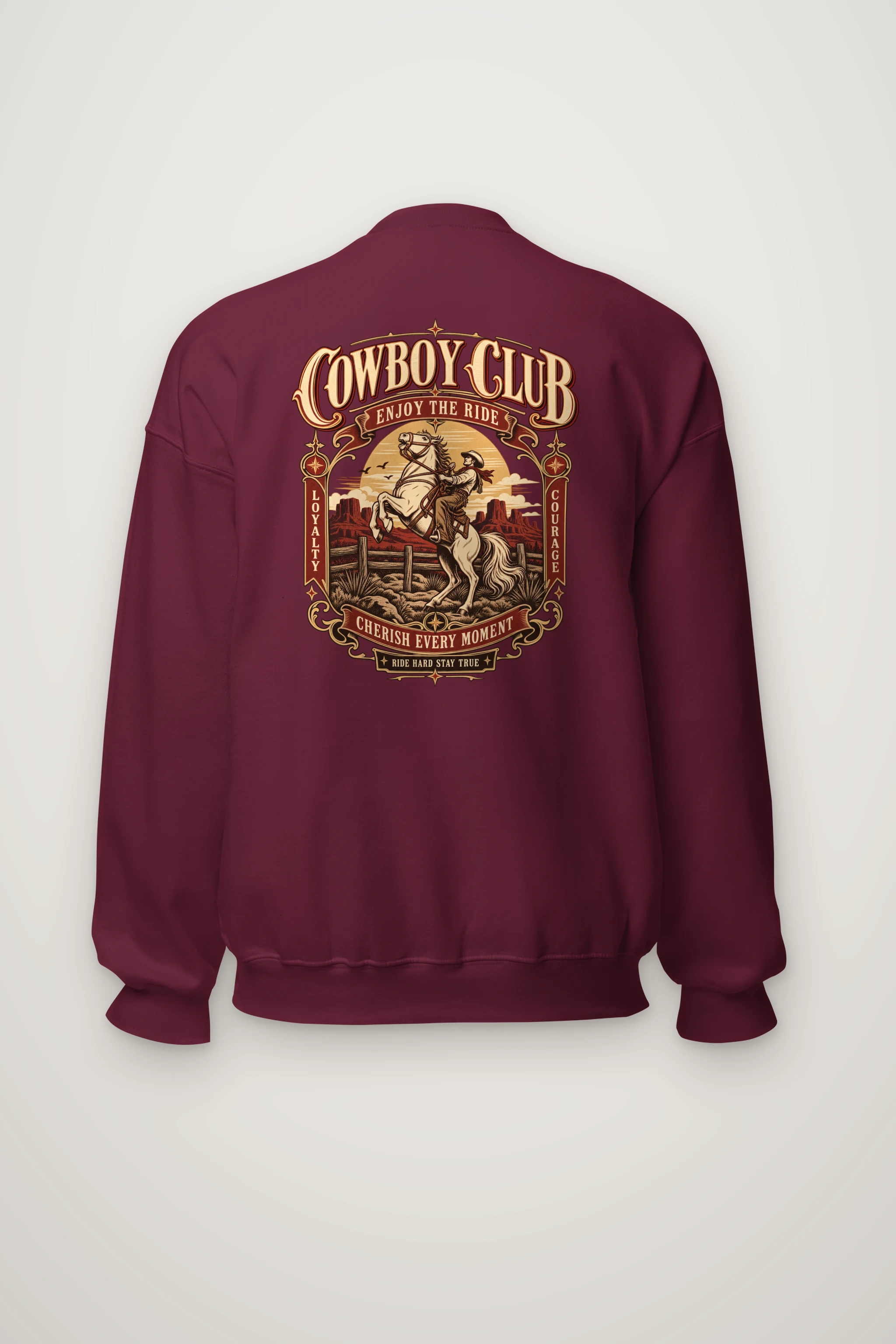 "Cowboy Code" Heavy Blend Unisex Crewneck Sweatshirt