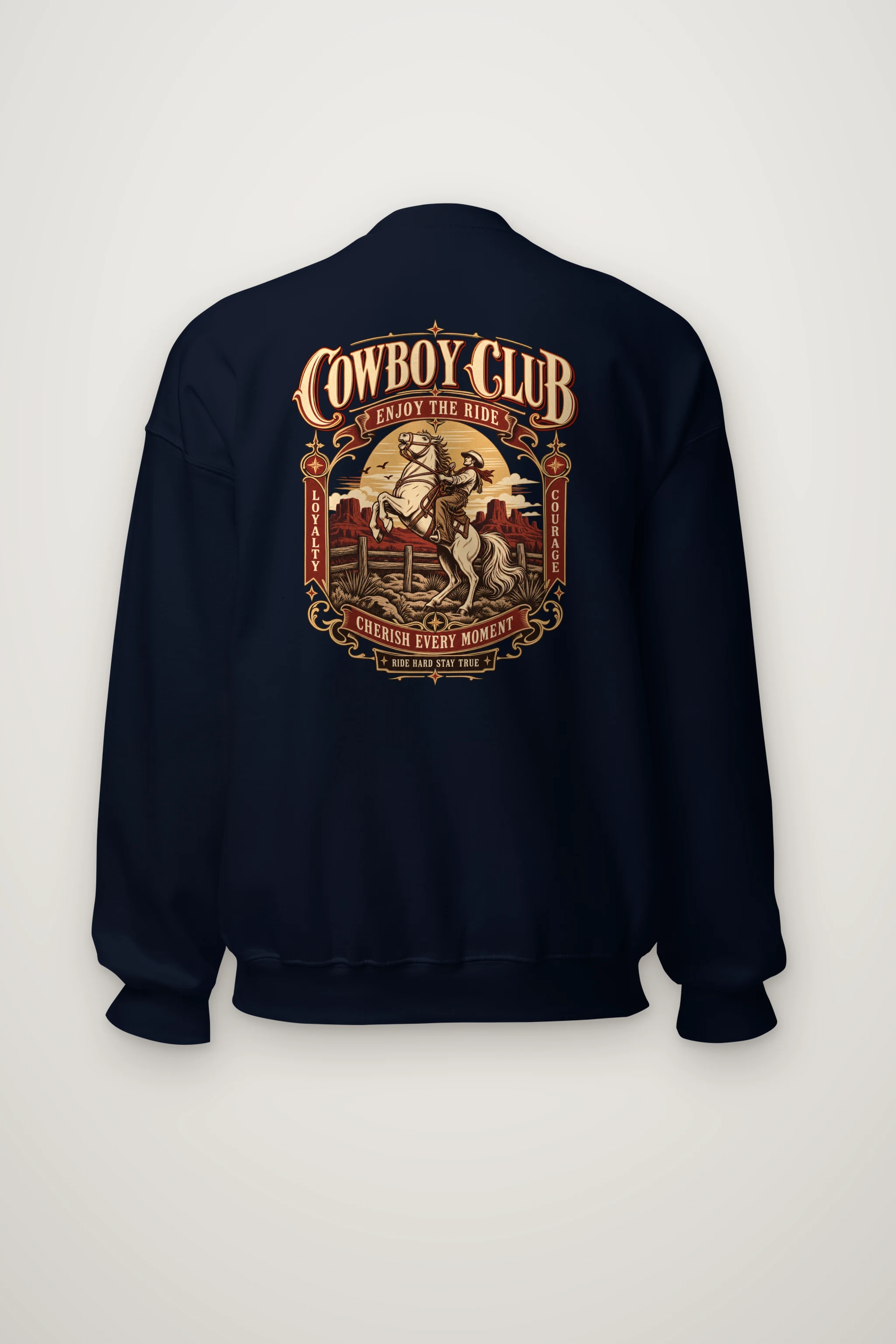 "Cowboy Code" Heavy Blend Unisex Crewneck Sweatshirt