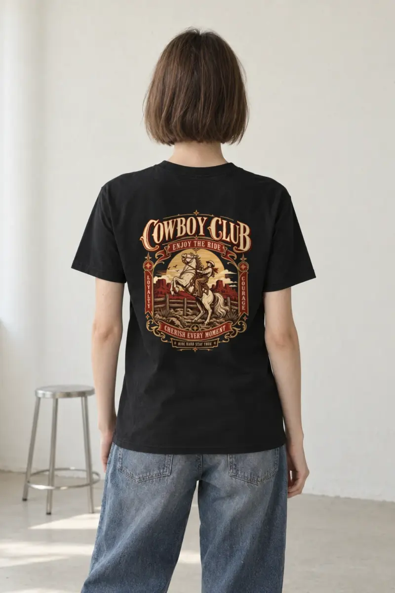 "Cowboy Code" Heavyweight Unisex Crewneck T-shirt