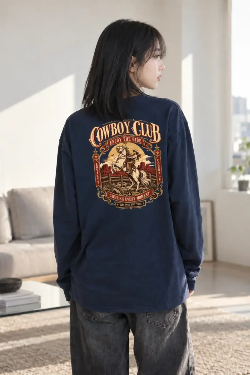 "Cowboy Code" Unisex Longsleeve T-shirt | Gildan 2400