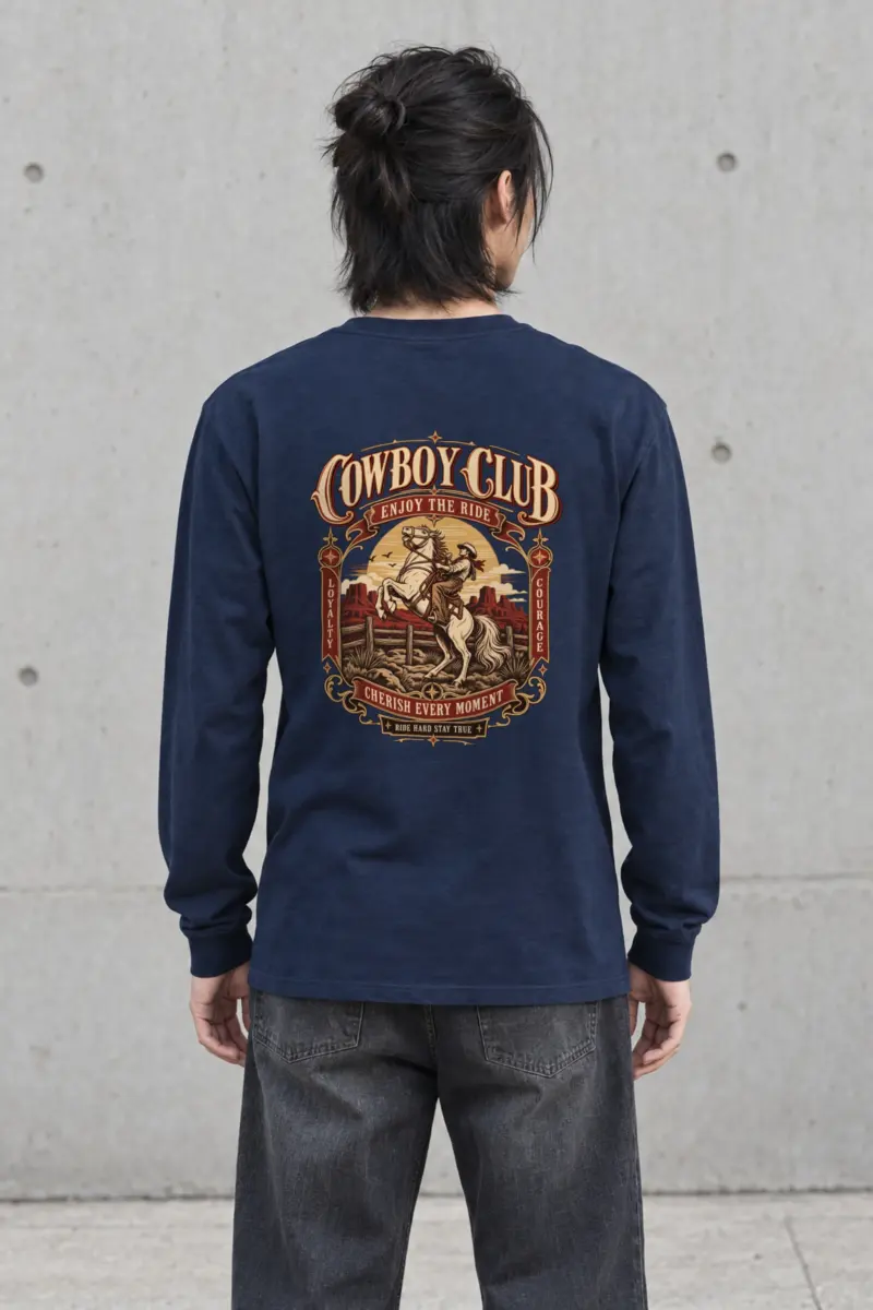 "Cowboy Code" Unisex Longsleeve T-shirt