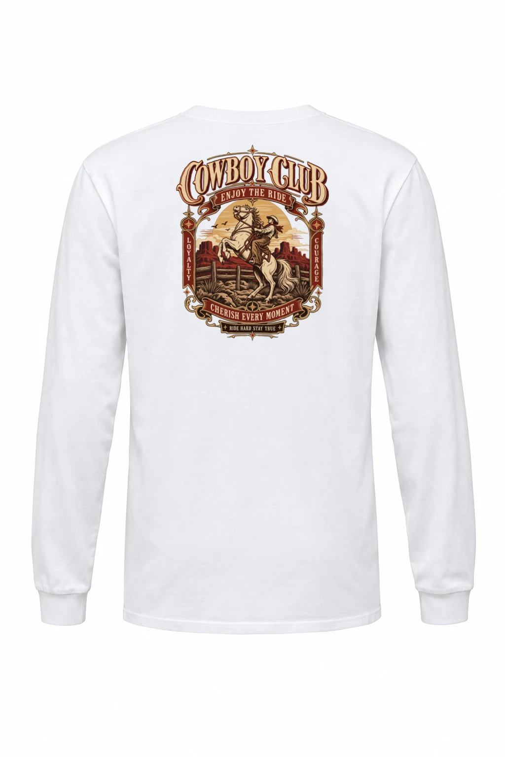 "Cowboy Code" Unisex Longsleeve T-shirt | Gildan 2400