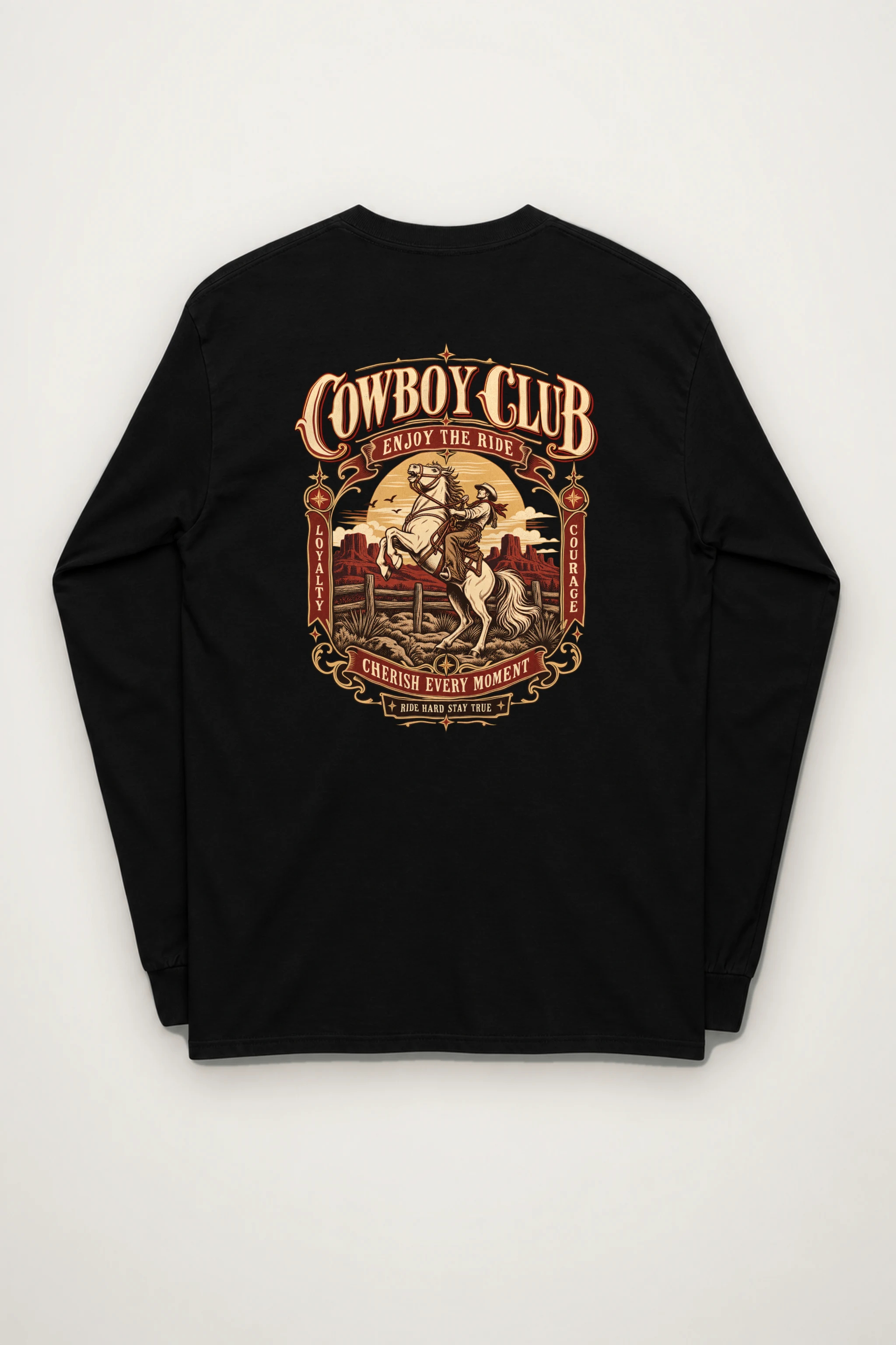 "Cowboy Code" Unisex Longsleeve T-shirt