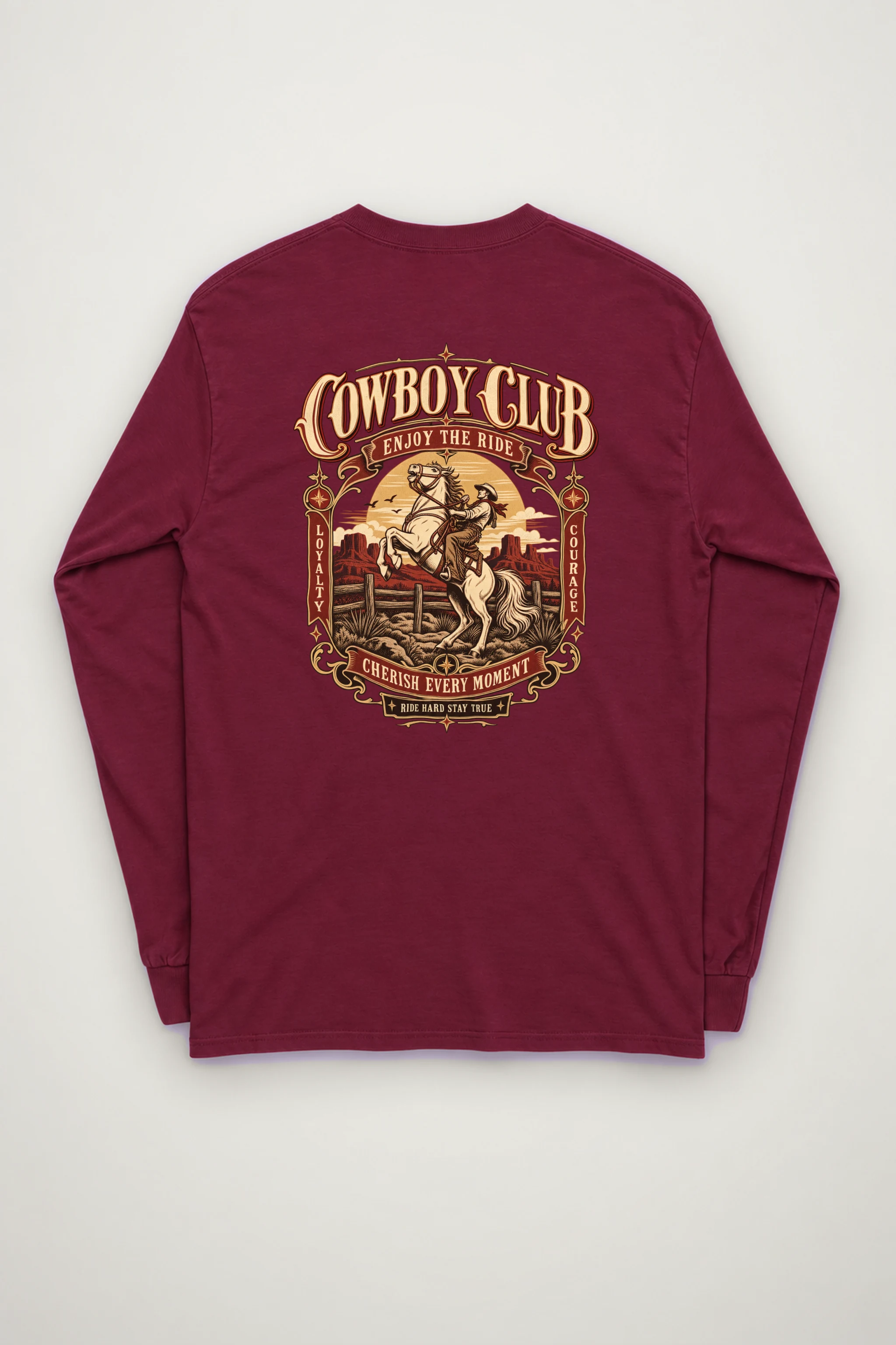 "Cowboy Code" Unisex Longsleeve T-shirt