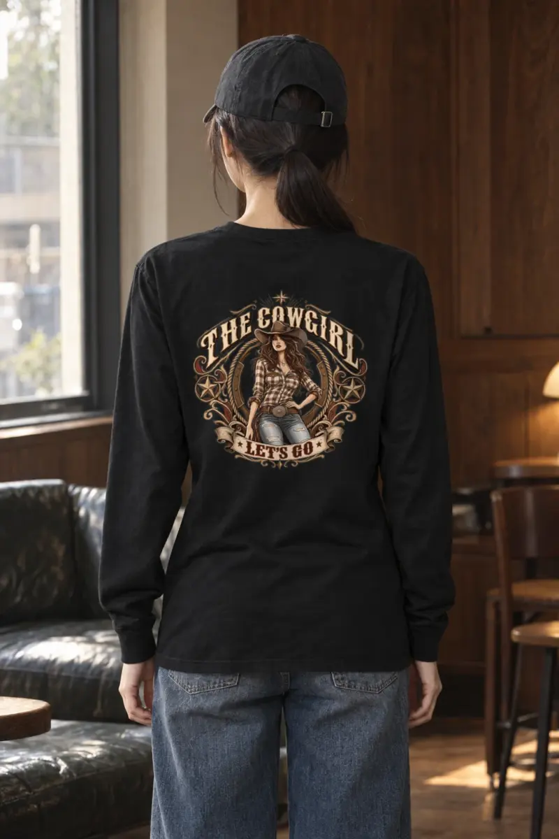 "Cowgirl Let's Go" Unisex Longsleeve T-shirt