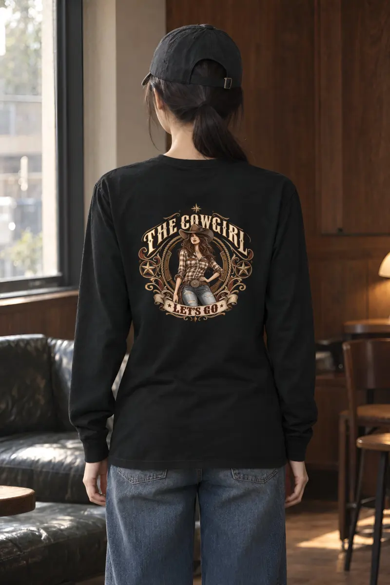 "Cowgirl Let's Go" Unisex Longsleeve T-shirt