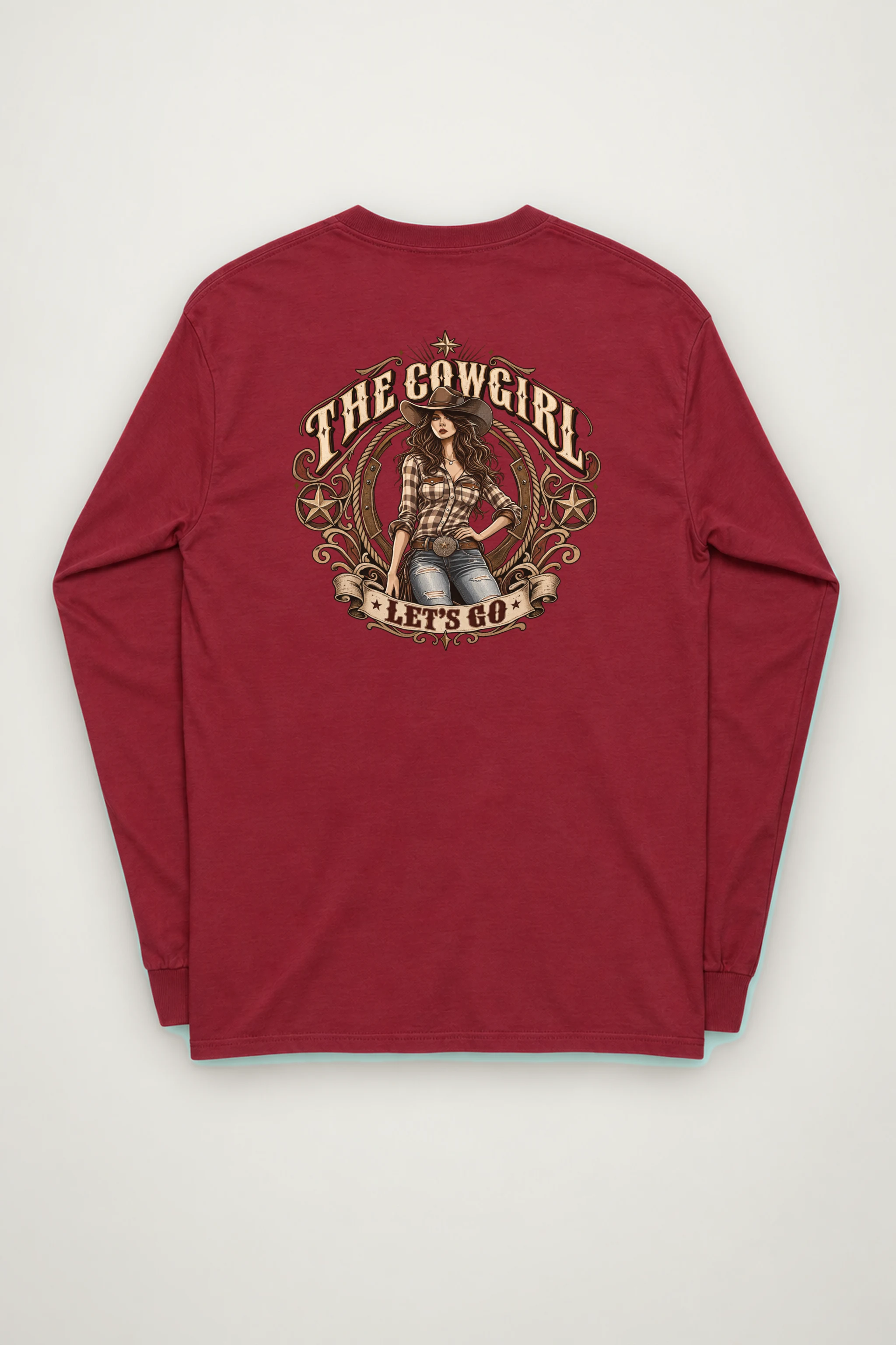 "Cowgirl Let's Go" Unisex Longsleeve T-shirt