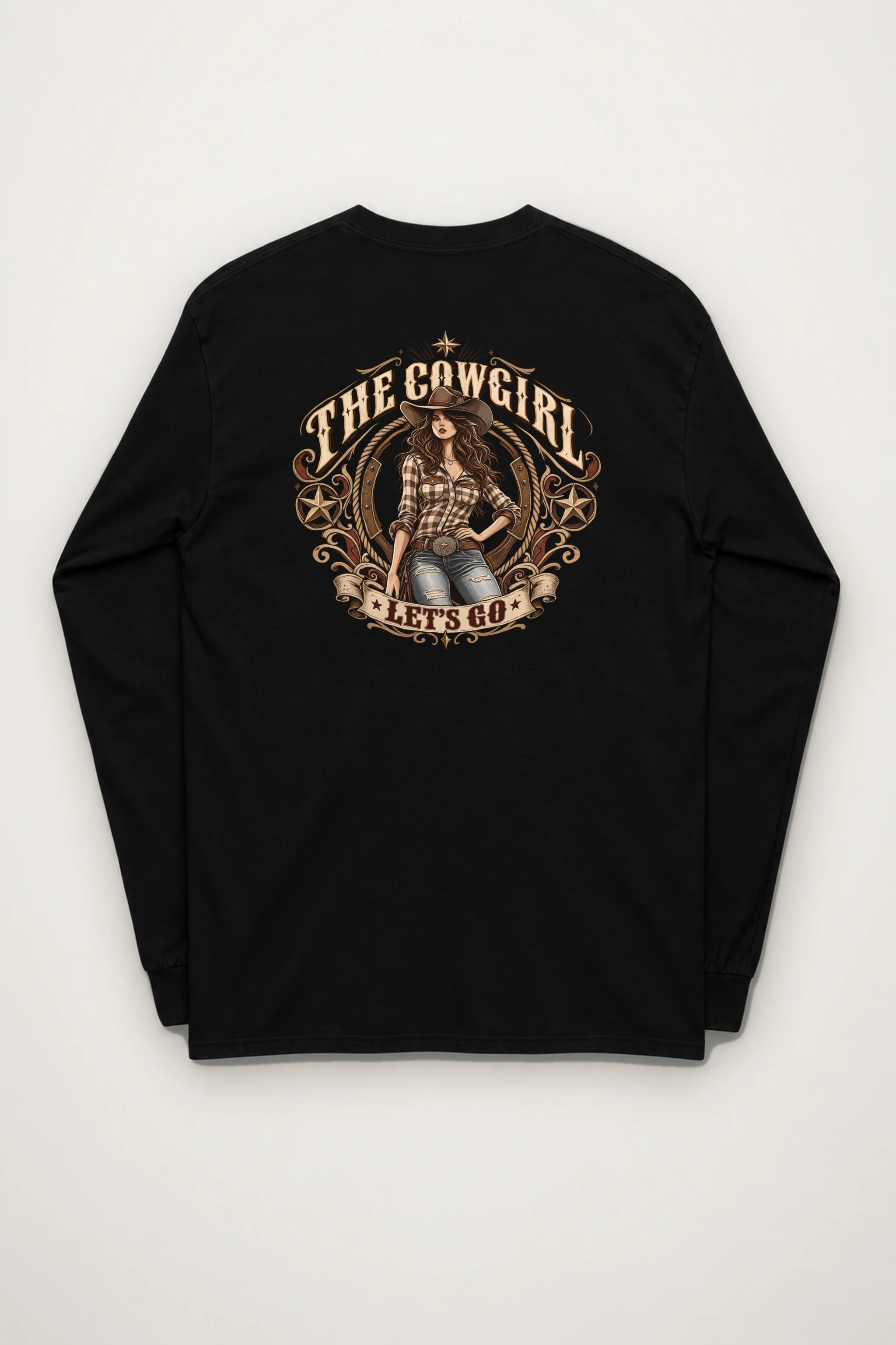 "Cowgirl Let's Go" Unisex Longsleeve T-shirt