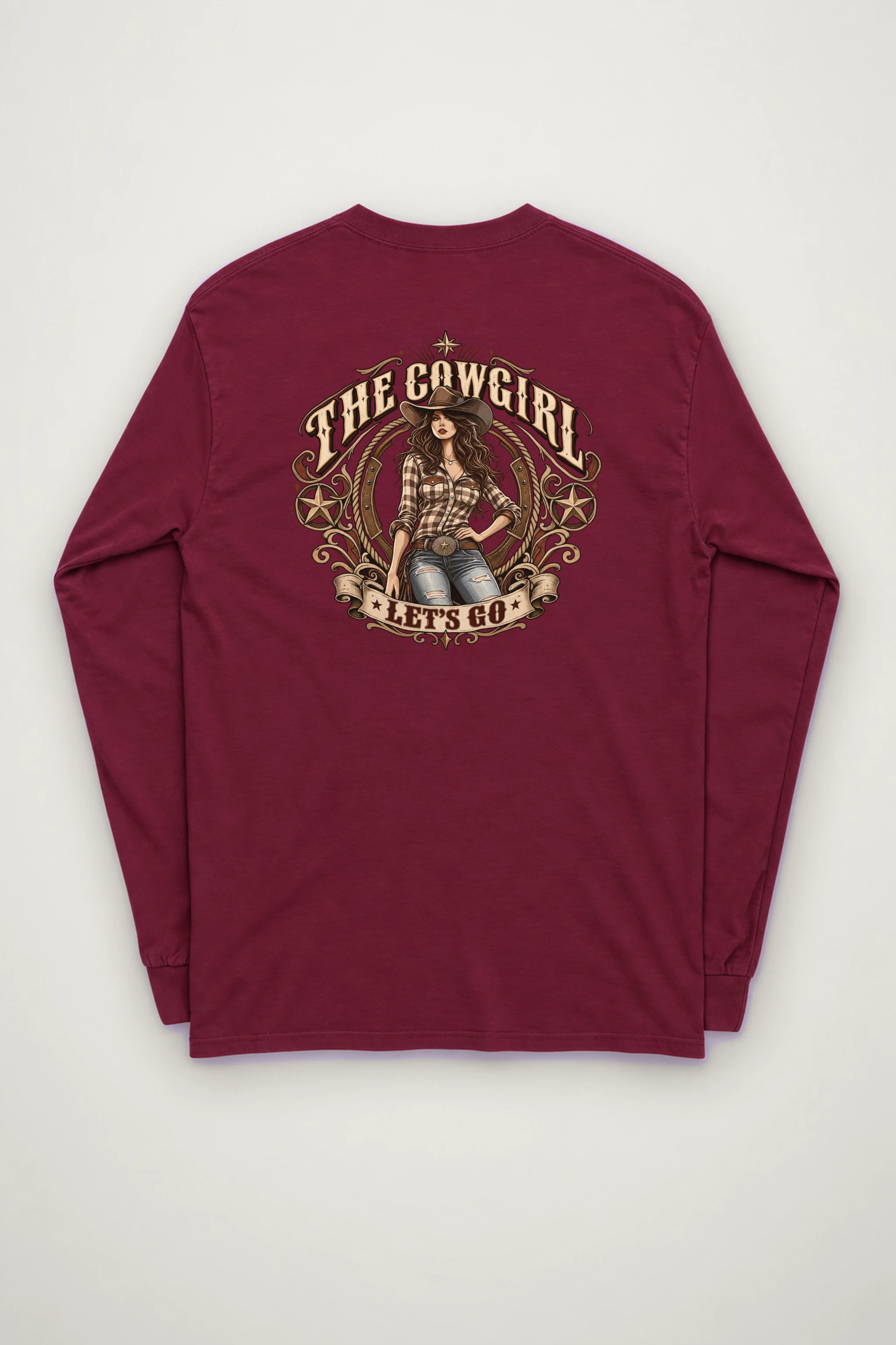 "Cowgirl Let's Go" Unisex Longsleeve T-shirt