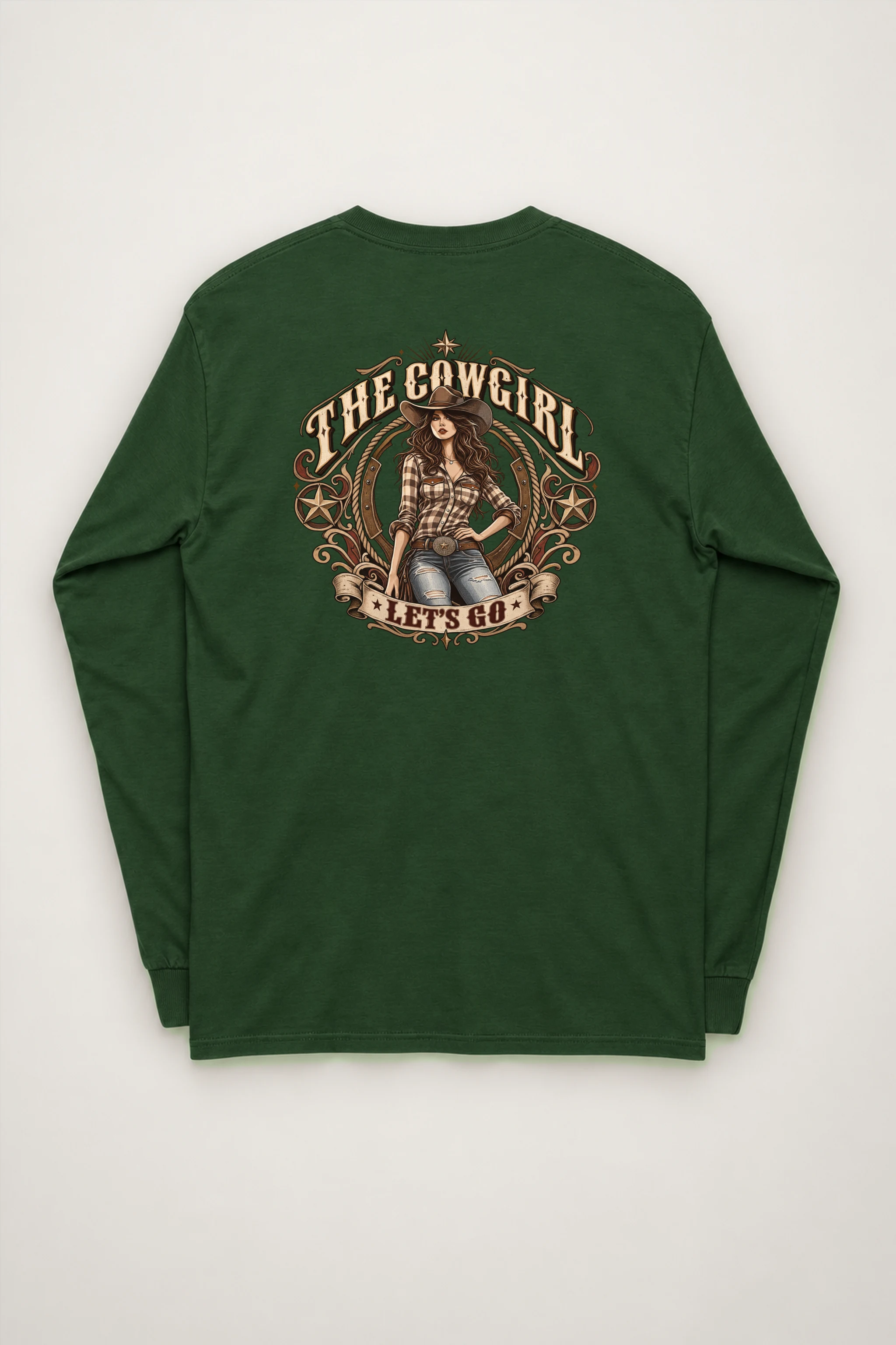 "Cowgirl Let's Go" Unisex Longsleeve T-shirt