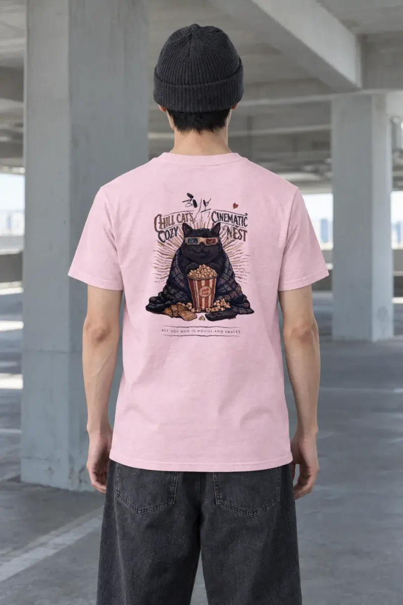 "Cozy Cinematic Nest" Heavyweight Unisex Crewneck T-shirt
