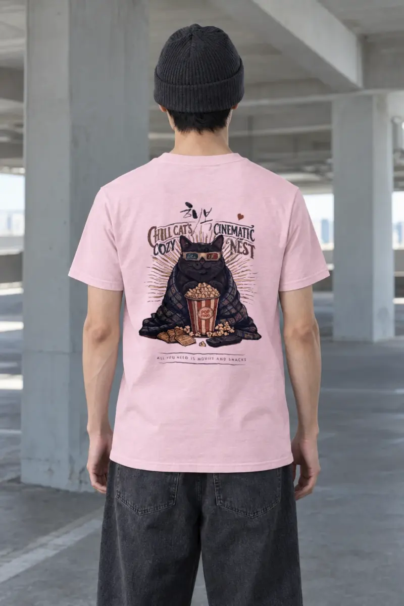 "Cozy Cinematic Nest" Heavyweight Unisex Crewneck T-shirt