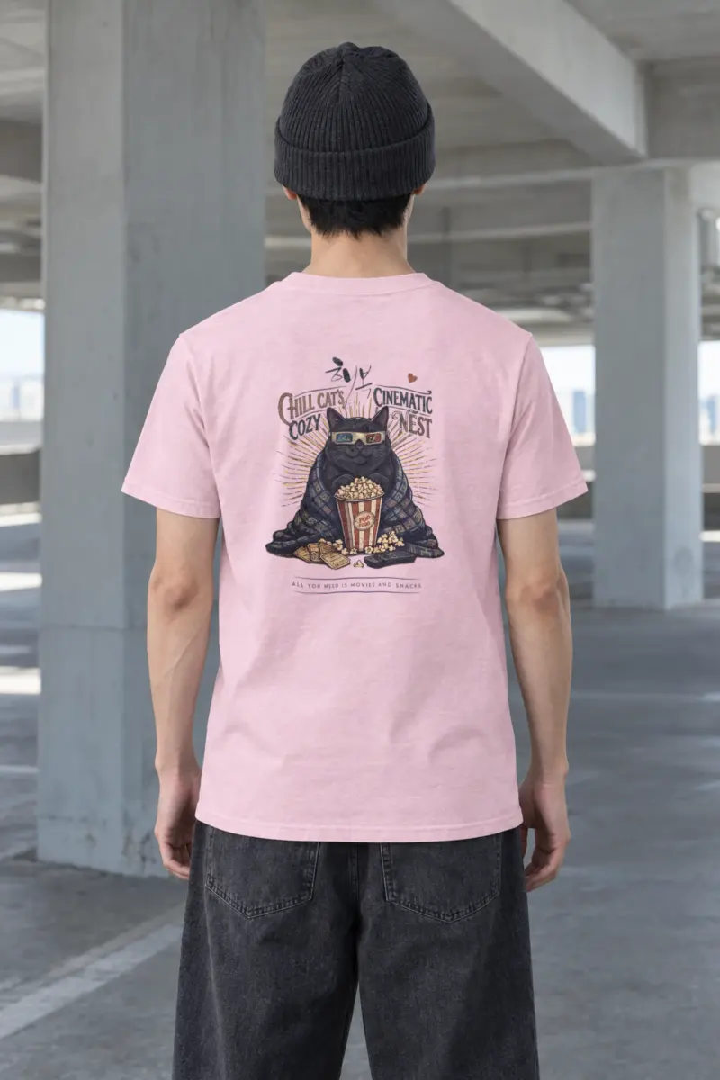 "Cozy Cinematic Nest" Heavyweight Unisex Crewneck T-shirt