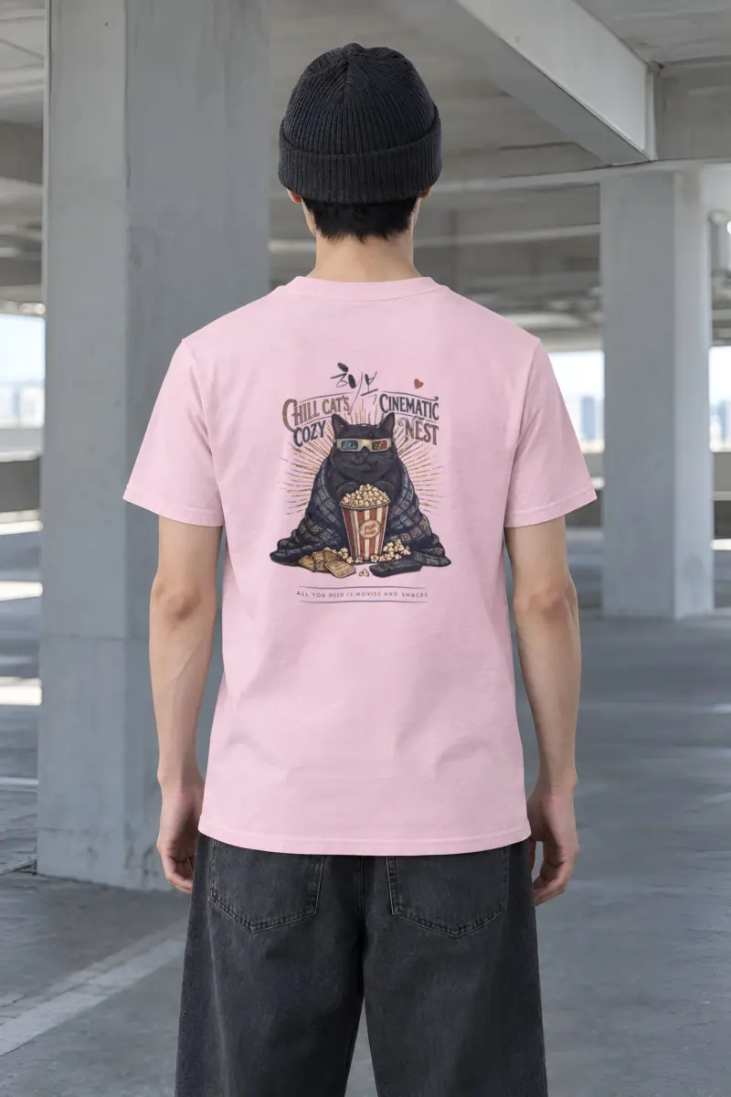 "Cozy Cinematic Nest" Heavyweight Unisex Crewneck T-shirt
