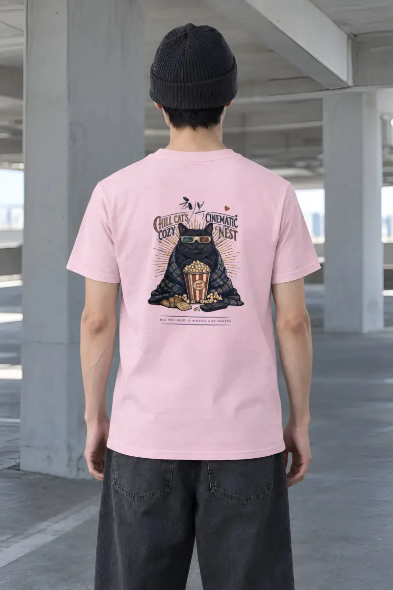 "Cozy Cinematic Nest" Heavyweight Unisex Crewneck T-shirt