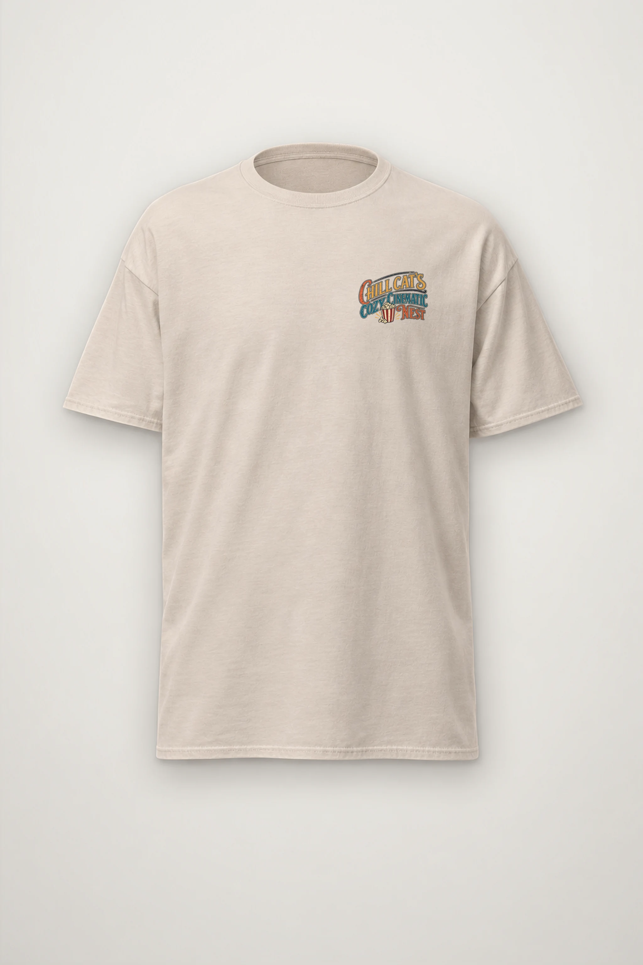 "Cozy Cinematic Nest" Heavyweight Unisex Crewneck T-shirt
