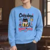 "Cozy Days Happy Paws" Heavy Blend Unisex Crewneck Sweatshirt