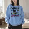 "Cozy Days Happy Paws" Heavy Blend Unisex Crewneck Sweatshirt | Gildan 18000