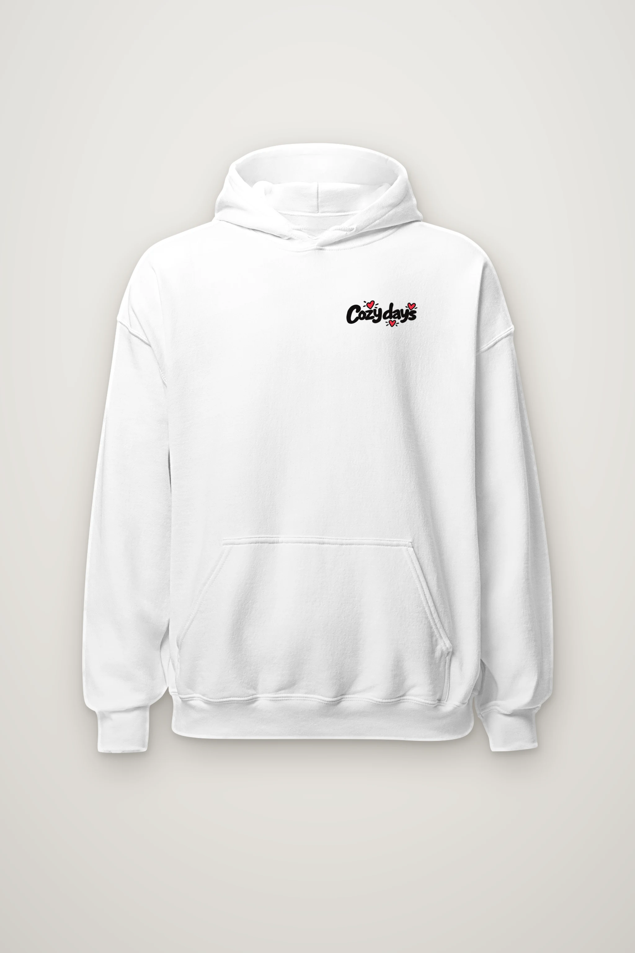 "Cozy Days Happy Paws" Heavy Blend Unisex Pullover Hoodie