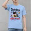 "Cozy Days Happy Paws" Heavyweight Unisex Crewneck T-shirt