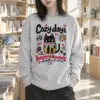 "Cozy Days Happy Paws" Unisex Longsleeve T-shirt | Gildan 2400