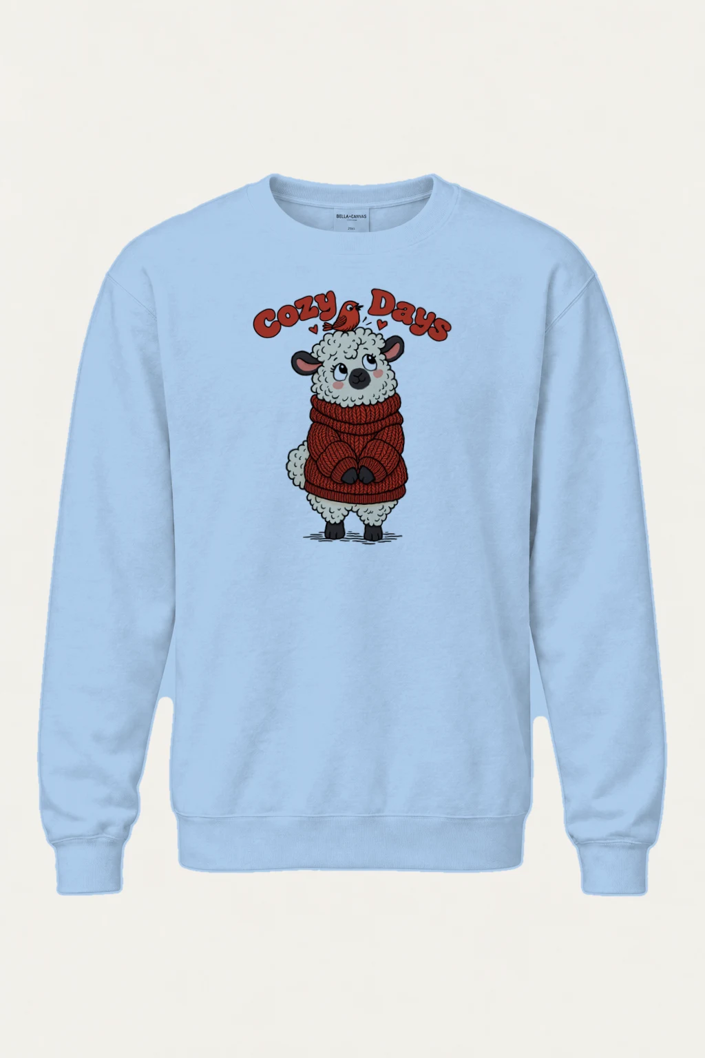 "Cozy Days Sheep" Heavy Blend Unisex Crewneck Sweatshirt | Gildan 18000