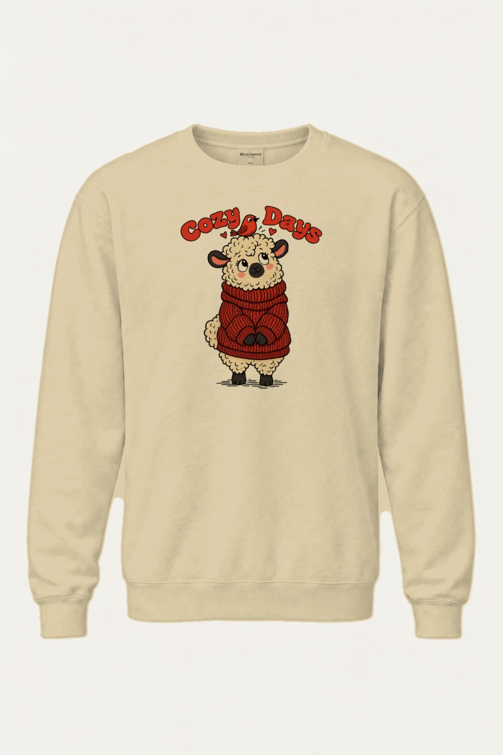 "Cozy Days Sheep" Heavy Blend Unisex Crewneck Sweatshirt | Gildan 18000