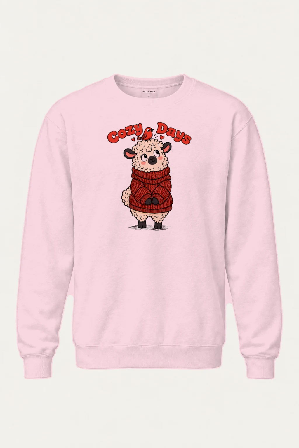 "Cozy Days Sheep" Heavy Blend Unisex Crewneck Sweatshirt | Gildan 18000