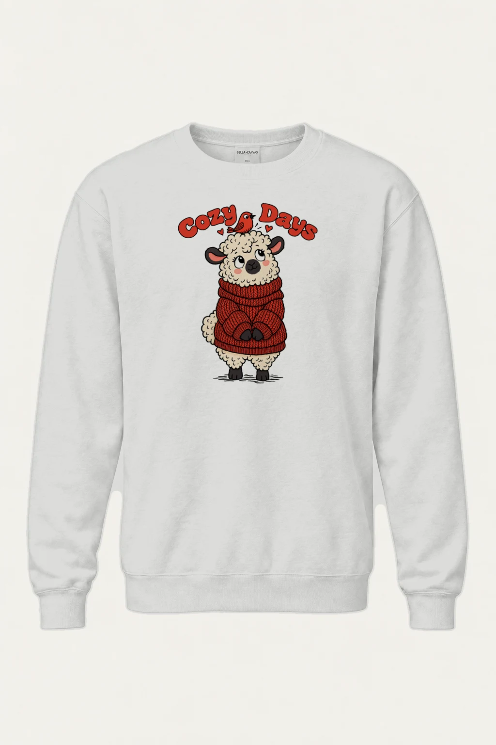 "Cozy Days Sheep" Heavy Blend Unisex Crewneck Sweatshirt | Gildan 18000