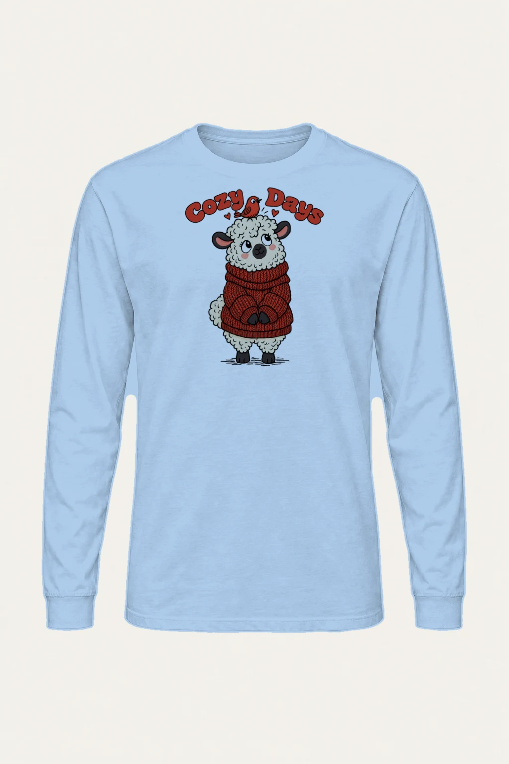 "Cozy Days Sheep" Unisex Longsleeve T-shirt | Gildan 2400