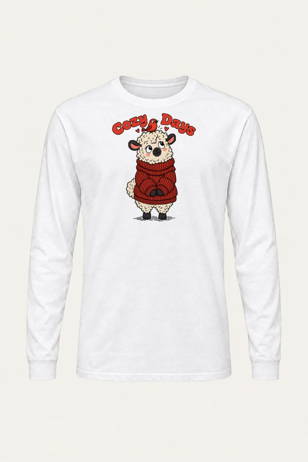 "Cozy Days Sheep" Unisex Longsleeve T-shirt | Gildan 2400